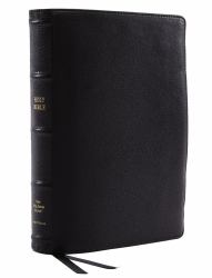 NKJV Reference Bible, Wide Margin Large Print, Premium Goatskin Leather, Premier Collection, Red Letter, Comfort Print : Holy Bible, New King Jame