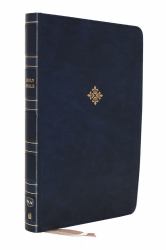 NKJV Reference Bible, Center-Column Giant Print, Red Letter Edition, Comfort Print : Holy Bible [Blue]