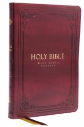KJV Thinline Large Print Bible, Vintage Series, Red Letter, Comfort Print : Holy Bible, King James Version [Burgundy]