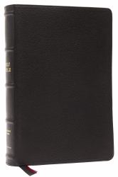 KJV Large Print Verse-By-verse Reference Bible, Maclaren Series, Premium Goatskin Leather, Comfort Print : Holy Bible, King James Version [Black]