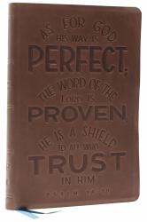 NKJV Thinline Bible, Verse Art Cover Collection, Red Letter, Comfort Print [Brown]