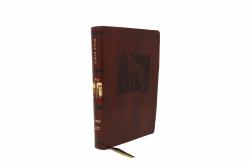 Net Bible, Thinline Art Edition, Large Print, Comfort Print : Holy Bible [Brown]