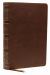 NKJV Single-Column Wide-Margin Reference Bible Red Letter Edition [Thumb Indexed, Brown]