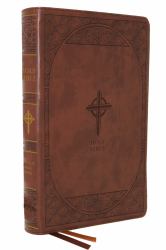 NABRE, New American Bible, Revised Edition, Catholic Bible, Large Print Edition, Thumb Indexed, Comfort Print : Holy Bible [Brown]