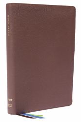 NET Bible, Thinline [Large Print, Thumb Indexed, Brown]