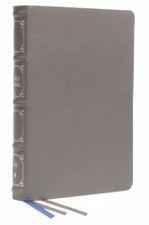 NKJV Reference Bible Classic Verse-By-Verse Center-Column Red Letter Edition [Thumb Indexed, Grey]