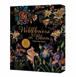 Wildflowers in Bloom Coloring Book : Over 150 Pages of Beautiful Botanicals to Color with Stunning Sprayed Edges