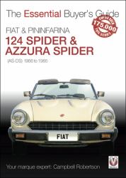 FIAT and Pininfarina 124 Spider and Azzura Spider : (AS-DS) 1966 To 1985