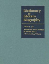 American Prose Writers of World War I : A Documentary Volume