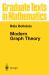 Modern Graph Theory Modern Graph Theory