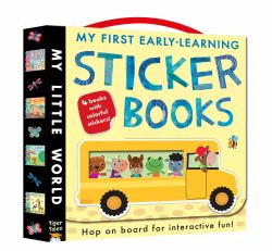 My First Early-Learning Sticker Books Boxed Set : 4 Books with Colorful Stickers!