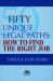 50 Unique Legal Paths : How to Find the Right Job