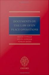Documents on the Law of UN Peace Operations