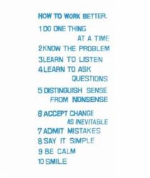 Peter Fischli David Weiss : How to Work Better