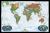 World Decorator, Laminated : Wall Maps World
