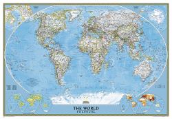World Classic, Mural, Tubed : Wall Maps World