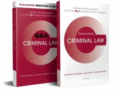 Criminal Law Revision Concentrate Pack : Law Revision and Study Guide