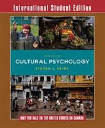 Cultural Psychology, 3rd Edition