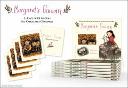 Margaret's Unicorn l-Card with Giclee Pocket