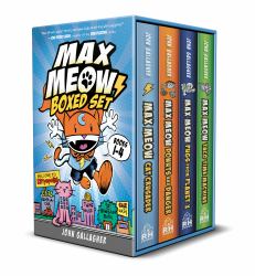 Max Meow Boxed Set: Welcome to Kittyopolis (Books 1-4) : Max Meow 1: Cat Crusader; Max Meow 2: Donuts and Danger; Max Meow 3: Pugs from Planet X; Max Meow 4: Taco Time Machine (a Graphic Novel Boxed Set)