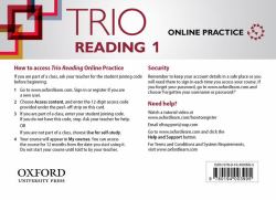 Trio Reading: Level 1 Online Students Access Card Pack