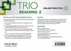 Trio Reading 2, Online Practice Student Access Card
