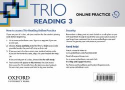 Trio Reading : Online Practice Student Access Card