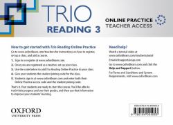 Trio Reading, Level 3, Online Practice Teacher Access Card