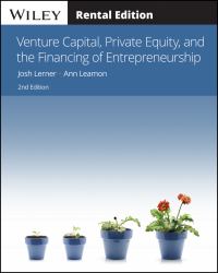 Venture Capital, Private Equity, and the Financing of Entrepreneurship