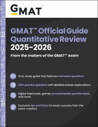 GMAT Official Guide Quantitative Review 2025-2026 : Book + Online Question Bank