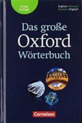 Das Große Oxford Wörterbuch : Wörterbuch Englisch-Deutsch/Deutsch-Englisch