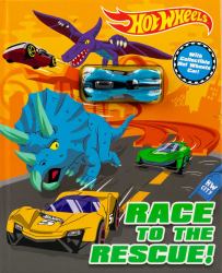 Hot Wheels: Race to the Rescue! : Storybook with Collectible Car