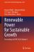 Renewable Power for Sustainable Growth : Proceedings of ICRP 2024, Volume 2