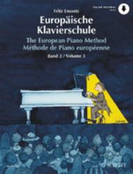 The European Piano Method - Volume 3 Vol. 3 : German/French/English Book/Online Audio