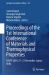 Proceedings of the 1st International Conference of Materials and Thermophysical Properties : ICMTP 2024; 21-23 November; Jaipur; India