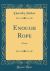Enough Rope : Poems (Classic Reprint)