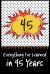 Everything I've Learned in 45 Years! : 6 X 9 Lined Journal and Birthday Gag Gift, Notebook Record Keeper, 140 Pages