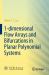 1-Dimensional Flow Arrays and Bifurcations in Planar Polynomial Systems