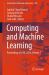 Computing and Machine Learning : Proceedings of CML 2024, Volume 1