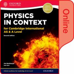 Physics in Context for Cambridge International AS and a Level : Online Student Book