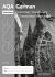 AQA GCSE German : Grammar, Vocabulary: Translation Workbook
