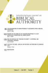 Interdisciplinary Journal on Biblical Authority Volume 2 : Fall 2021 : Number 4