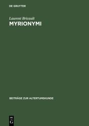 Myrionymi : Les épiclèses Grecques et Latines d'Isis, de Sarapis et D'Anubis