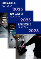 Blackstone's Police Q&a Volume 1: Crime 2025
