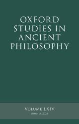 Oxford Studies in Ancient Philosophy : Volume LXIV