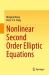 Nonlinear Second Order Elliptic Equations Nonlinear Second Order Elliptic Equations