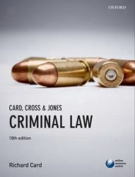 Card, Cross and Jones: Criminal Law