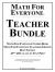 Math for Everyone Teacher Bundle : Math for Everyone Combo Book, Math for Everyone Teachers Edition, Best School, Ap* Ab Calculus Test Prep
