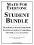 Math for Everyone Student Bundle : Math for Everyone Combo Book, Math Is Easy So Easy Combo Book, Ap* Ab Calculus Test Prep