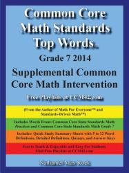 Common Core Math Standards Top Words Grade 7 2014 Supplemental Common Core Math Intervention